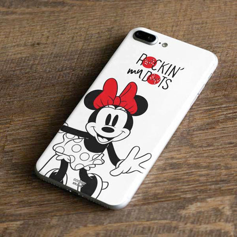 Disney Minnie Mouse Rockin My Dots iPhone 8 Plus Skin